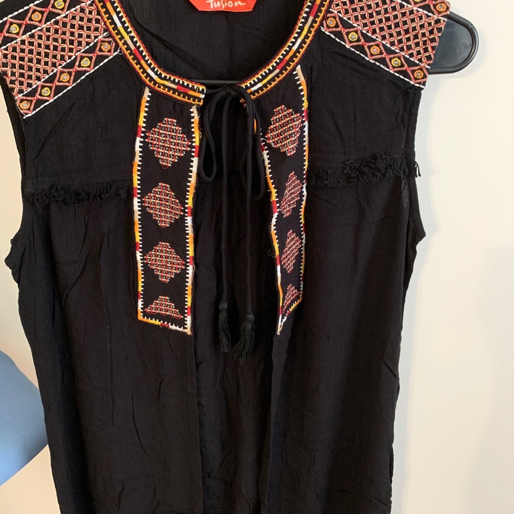 Indian ethnic sleeveless long jacket